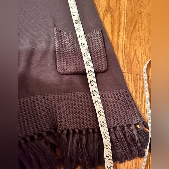 Soft Surroundings Women's Navy Blue Oversized VTG Cowl Neck Sweater Boho PM Gift - Picture 8 of 9